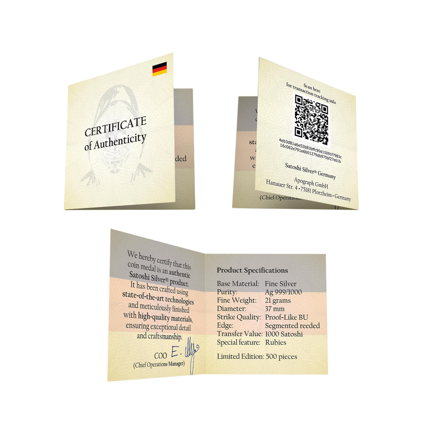 Satoshi Silver Limited Edition Germany 2026
